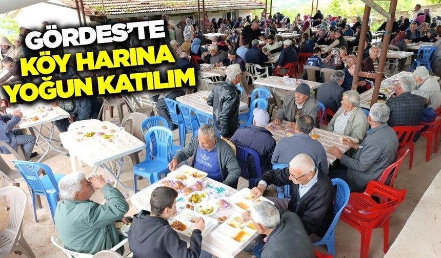 Gördes'te geleneksel köy hayrı coşkusu