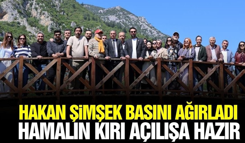 Hakan Şimşek basınla buluştu: Hamalın kırı mesire alanı hizmete giriyor