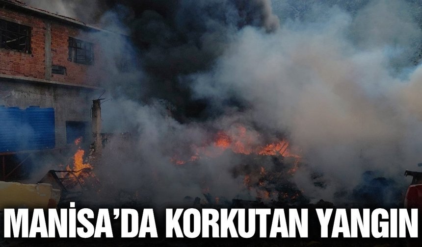 Kırkağaç’ta katı atık depolama alanında yangın paniği