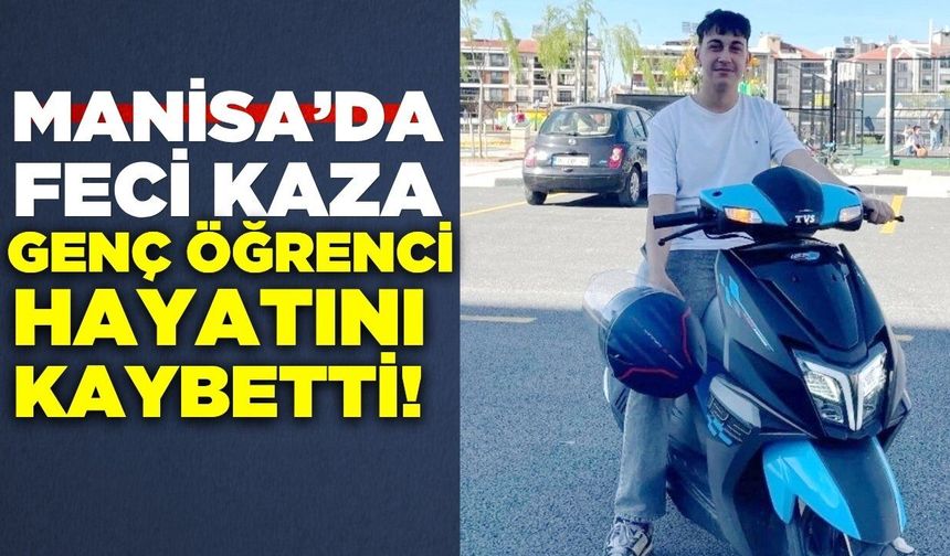 Manisa'da otomobil ve motosiklet çarpıştı: 1 ölü