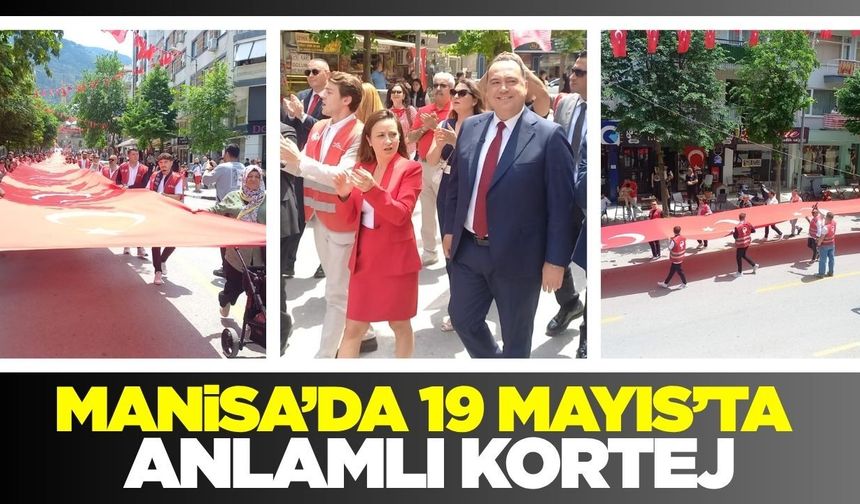CHP’nin 19 Mayıs gençlik korteji Manisa sokaklarını renklendirdi