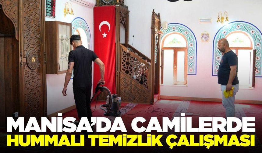 Manisa'da camiler Kurban Bayramı'na hazırlanıyor