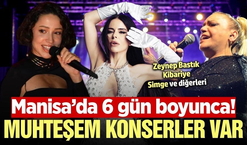 Manisa'da Gençlik Festivali coşkusu doruklarda yaşanacak