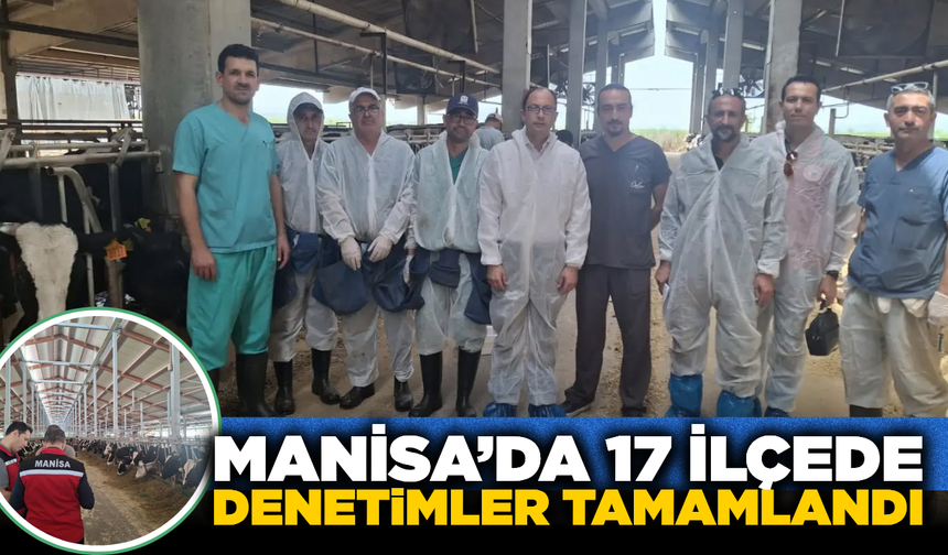 Manisa'da 'Hastalıktan Ari' İşletmelerde Yıllık Rutin Denetimler Yapıldı