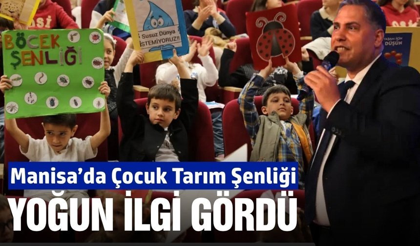 Manisa'da miniklere tarım bilinci aşılandı