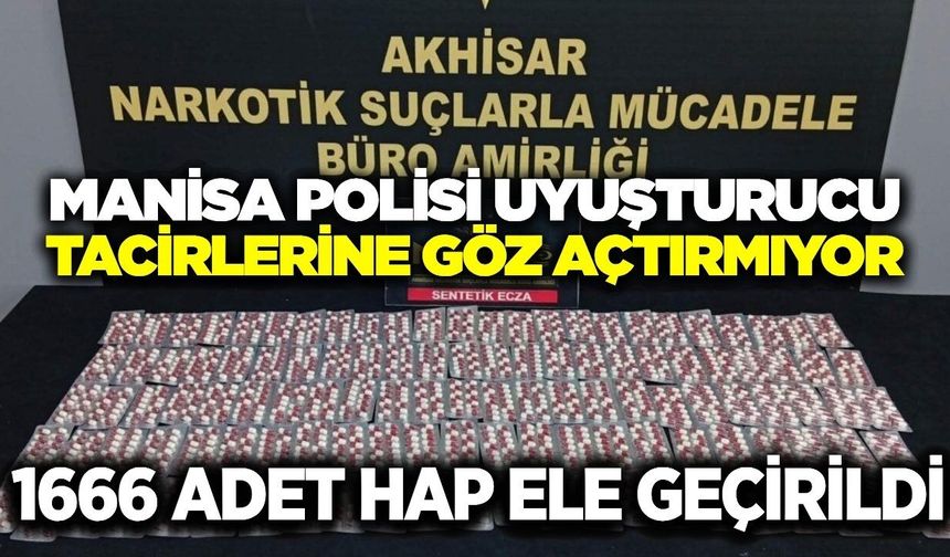Manisa’da uyuşturucu operasyonu: 1 gözaltı