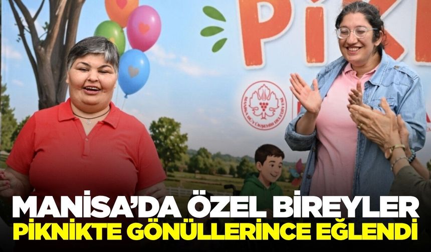 Manisa'da yağmura rağmen engel tanımayan buluşma