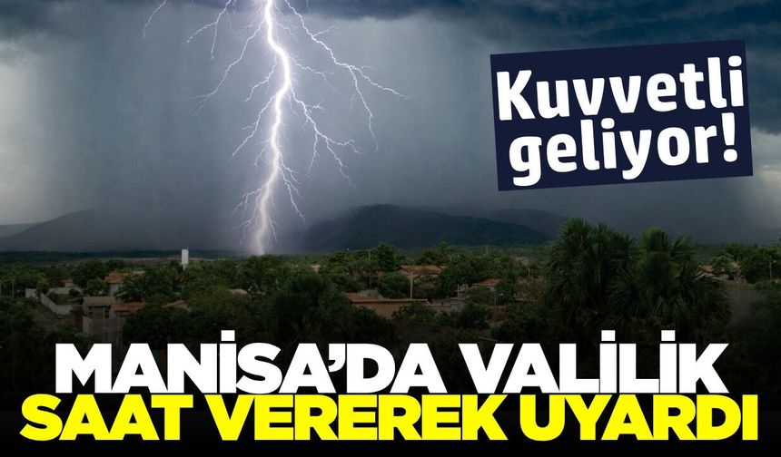 Manisalı vatandaşlar için önemli uyarı yapıldı