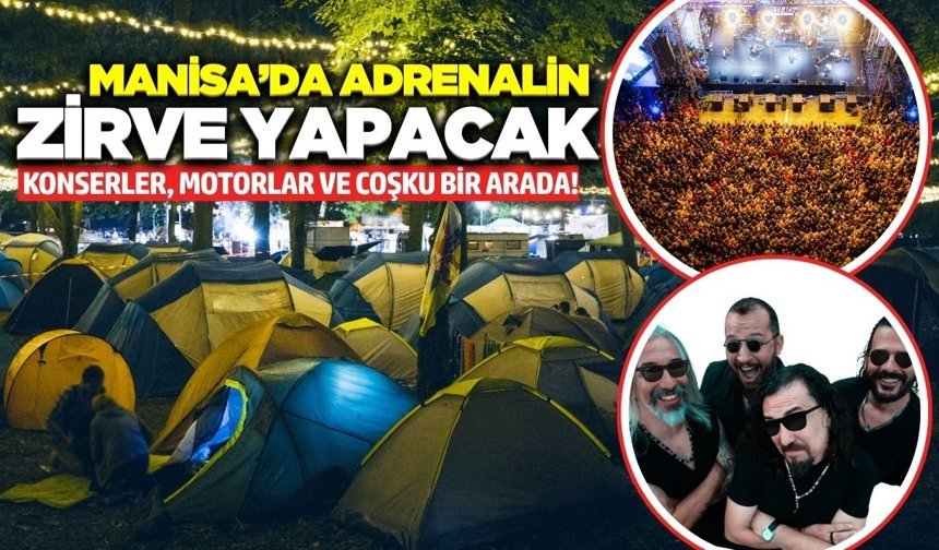Manisa'da "Gökkaya MotoFest" heyecanı!