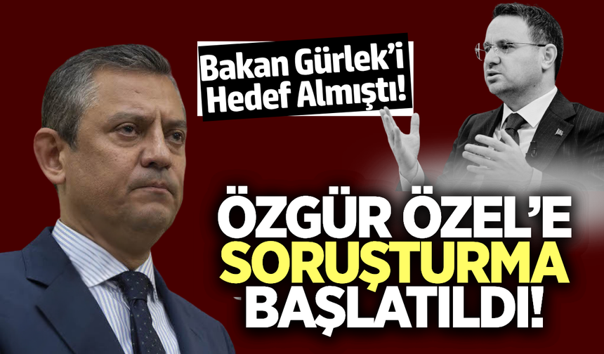 Özgür Özel hakkında soruşturma kararı!