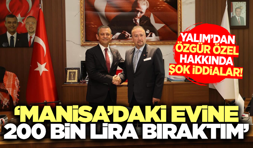 Özkan Yalım etkin pişmanlık ifadesi verdi: 'Özel'e para verdim'