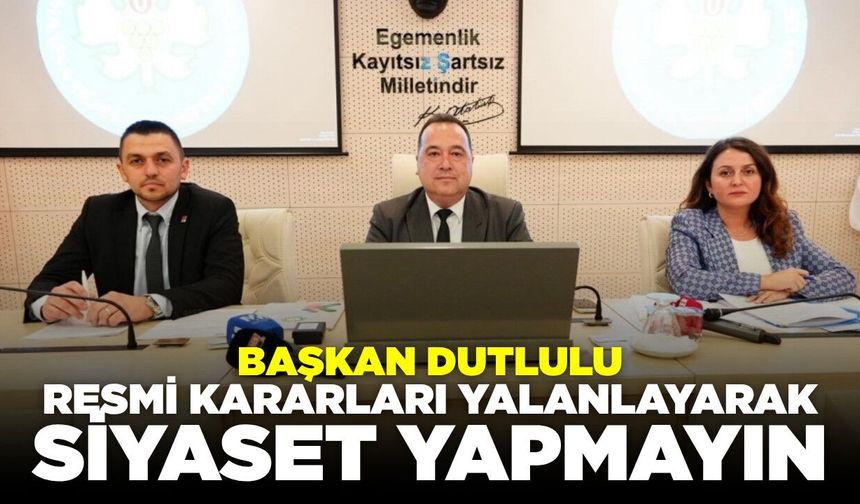 Başkan Dutlulu’dan Soma için şeffaflık çağrısı