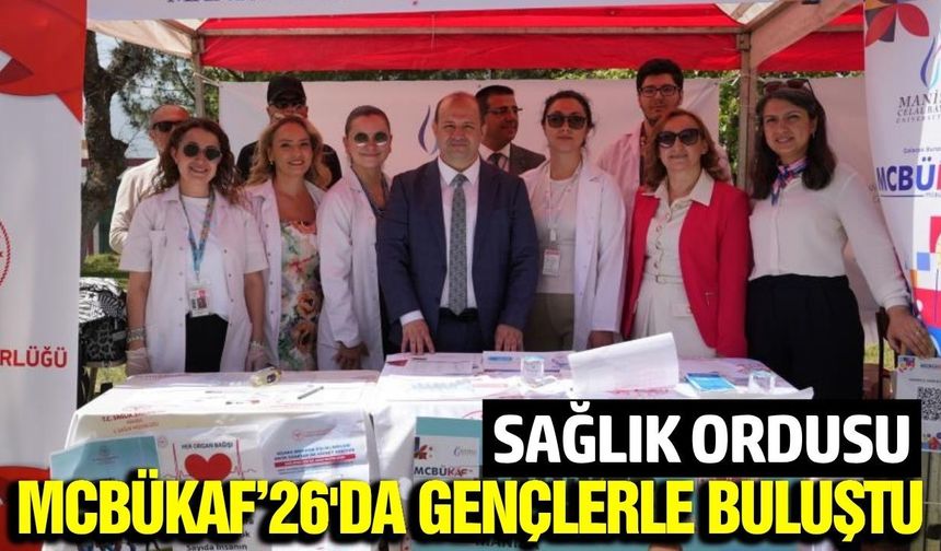 MCBÜKAF’26’da sağlık standına yoğun ilgi