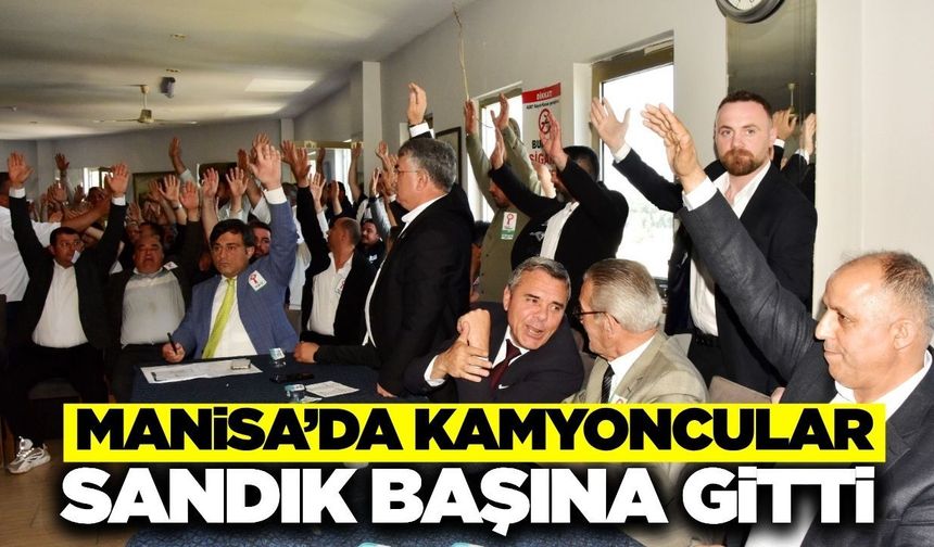 Manisa Kamyoncular Kooperatifi'nde Fahrettin Baru Güven Tazeledi!