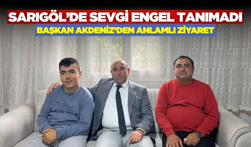 Başkan Akdeniz gönüllere dokunmaya devam ediyor!