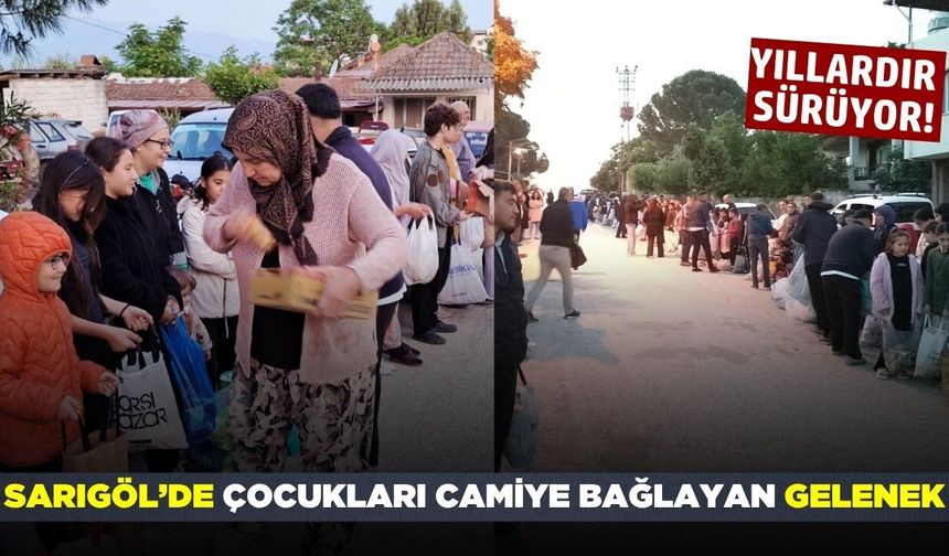 Sarıgöl'de asırlardır değişmeyen manzara!