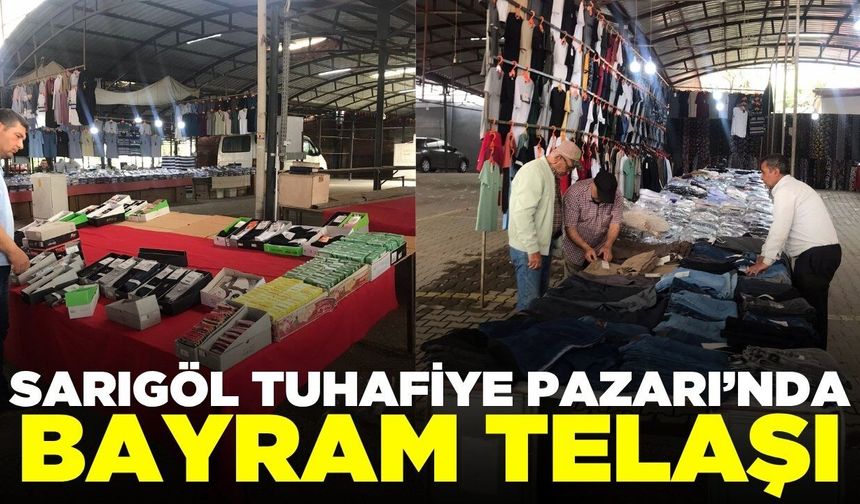Sarıgöl tuhafiye esnafı arife gününe hazır!