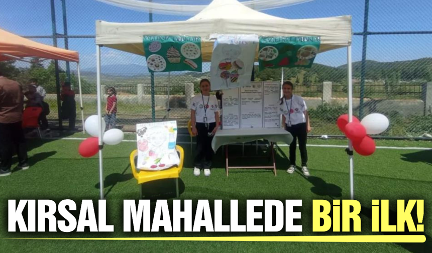 Sarıgöl'ün kırsal mahallesi'nde bilim şöleni!