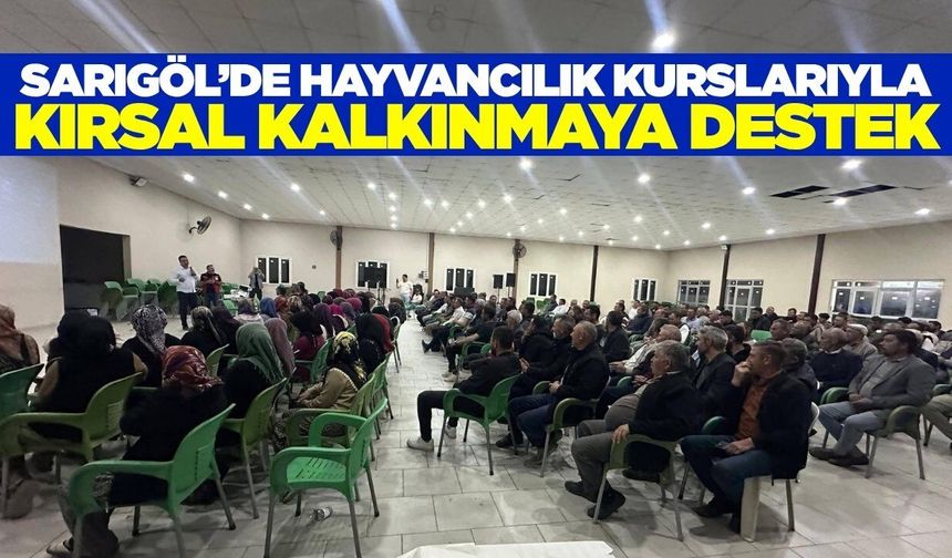 Sarıgöl’de hayvancılık kursuna yoğun ilgi
