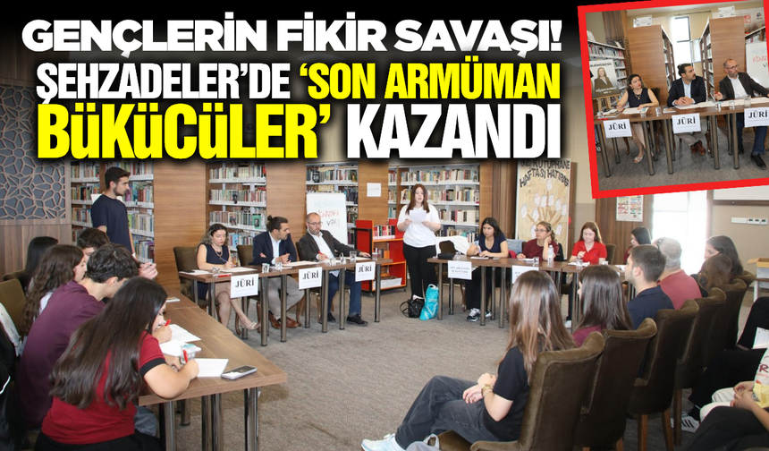 Şehzadeler Belediyesi Gençlik Evi'nde Renkli Münazara Yarışması