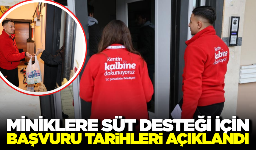 Şehzadeler'de 'Süt Kardeşim' Projesi Başlıyor