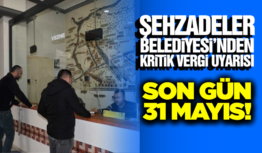 Şehzadeler’de Vergi Mesaisi