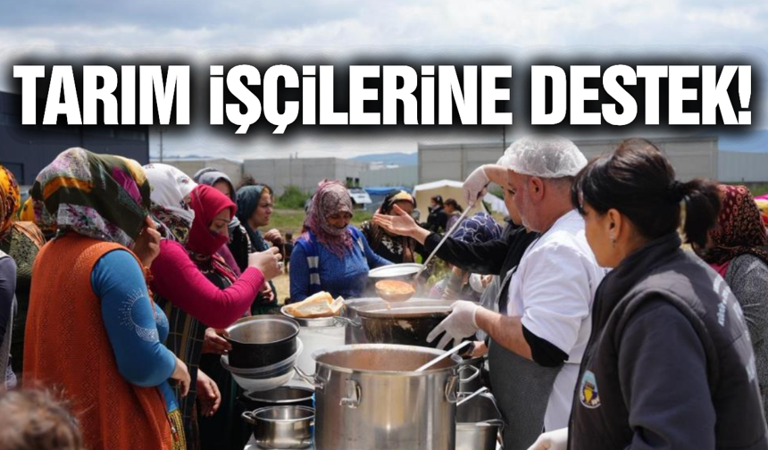 Yağış mağduru işçilere Turgutlu Belediyesi’nden destek!