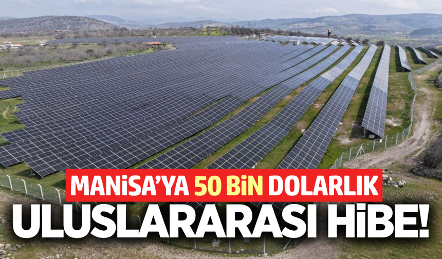Manisa’nın iklim vizyonuna 50 bin dolarlık destek