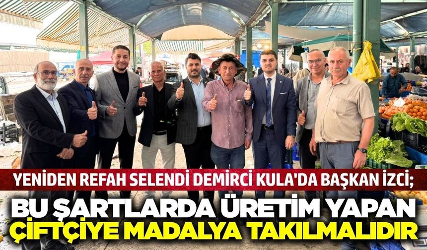Yeniden Refah'tan Manisa çıkarması: 'Çiftçiye, esnafa ve emekliye nefes aldıracak adımlar atın'