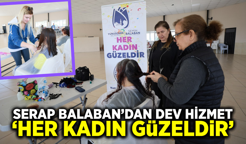 Yunusemre’de Kadınlara “Güzellik” Morali