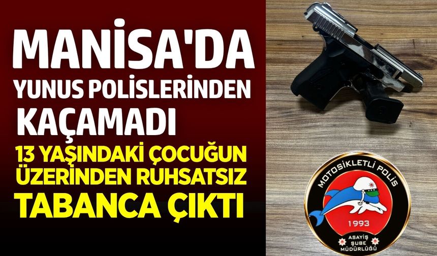 Manisa'da Yunus Timlerinden kaçamadı: Çocuk Şube Müdürlüğüne Teslim Edildi