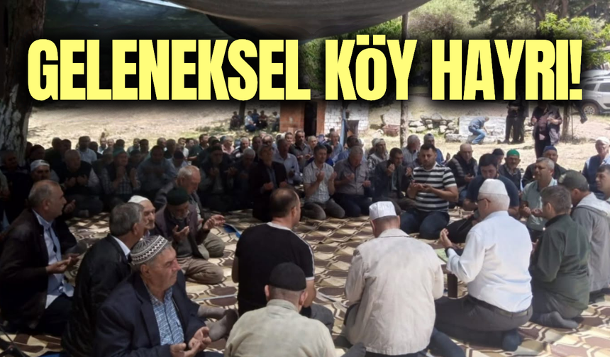 Akhisar'da geleneksel köy hayrı yoğun ilgi gördü!