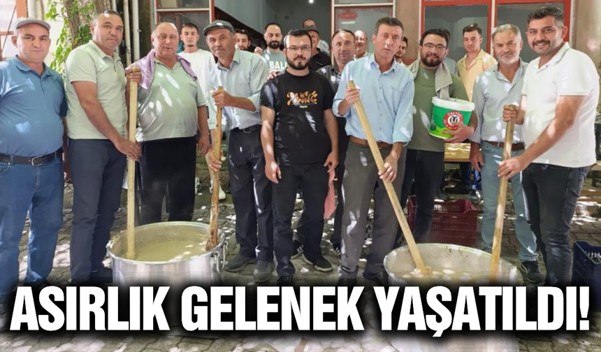 Asırlık gelenek Manisa'da yaşatıldı!
