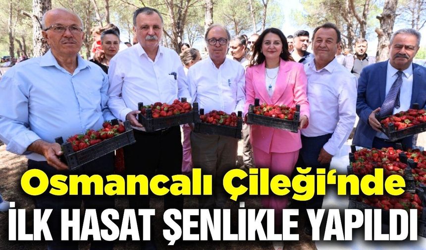 Başkan Balaban ilk hasatta üreticilerle bir araya geldi