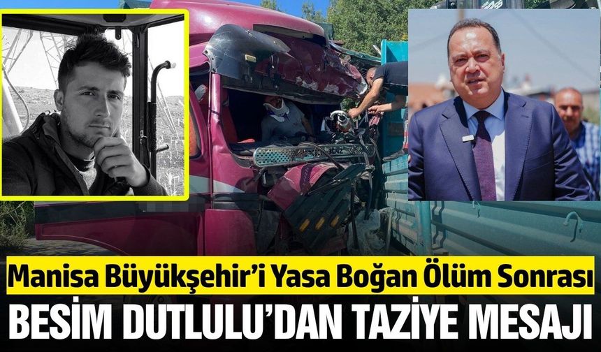 Başkan Dutlulu'dan MASKİ Personeli Aziz Aydın İçin Taziye Mesajı