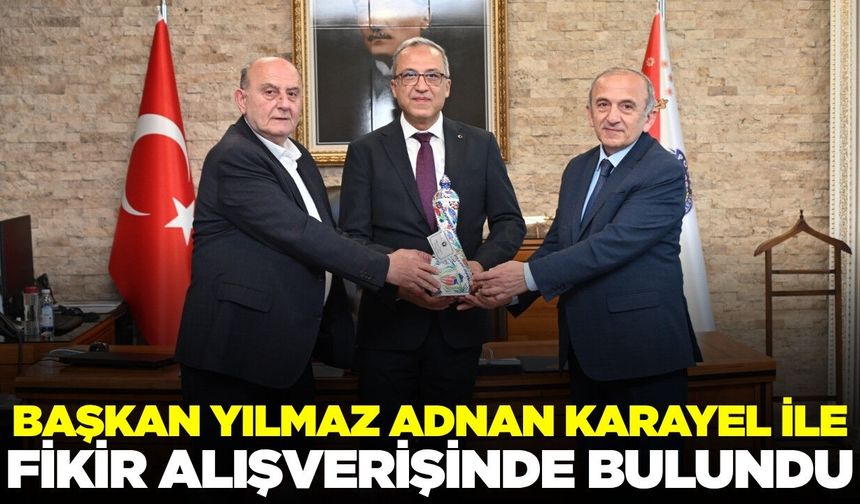 Başkan Yılmaz'dan İl Emniyet Müdürü Karayel'e ziyaret!