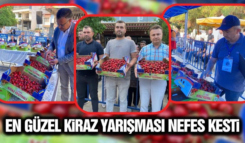 Alaşehir’de kiraz üreticileri kıran kırana yarıştı