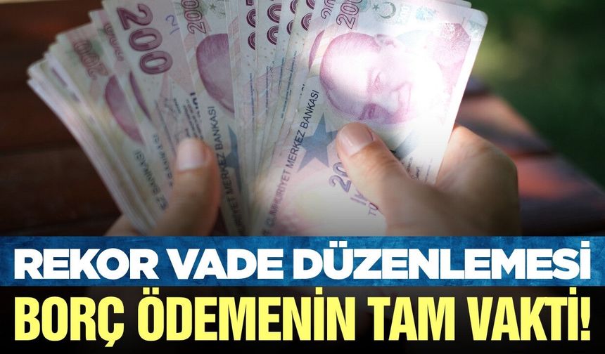 Borçlulara nefes aldıracak düzenleme: Faiz düştü, vade uzadı