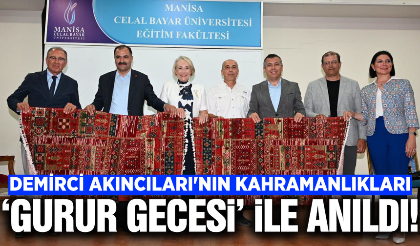 Demirci'de milli mücadele ruhu yeniden canlandı