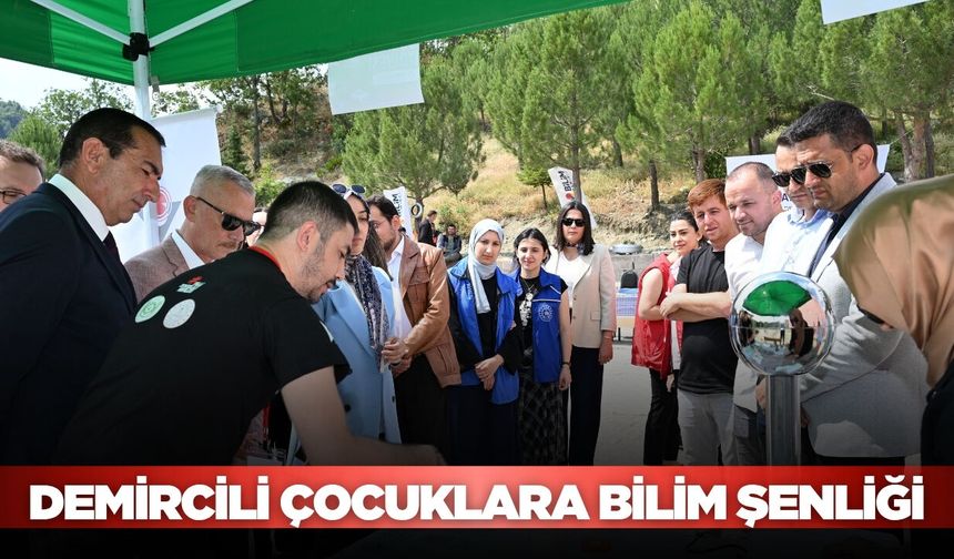 Manisa'da çocuklara bilim şenliği