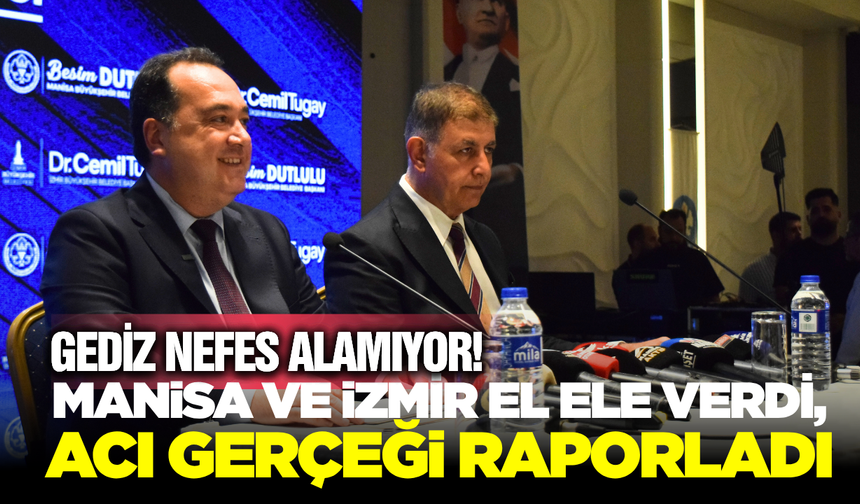 Dutlulu ve Tugay’dan Ortak Çağrı: Gediz Can Çekişiyor