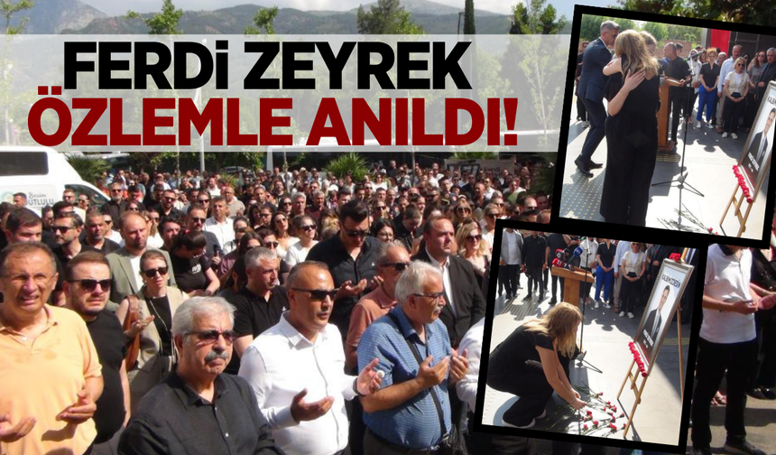 Ferdi Zeyrek vefatının birinci yılında Manisa'da dualara anıldı!