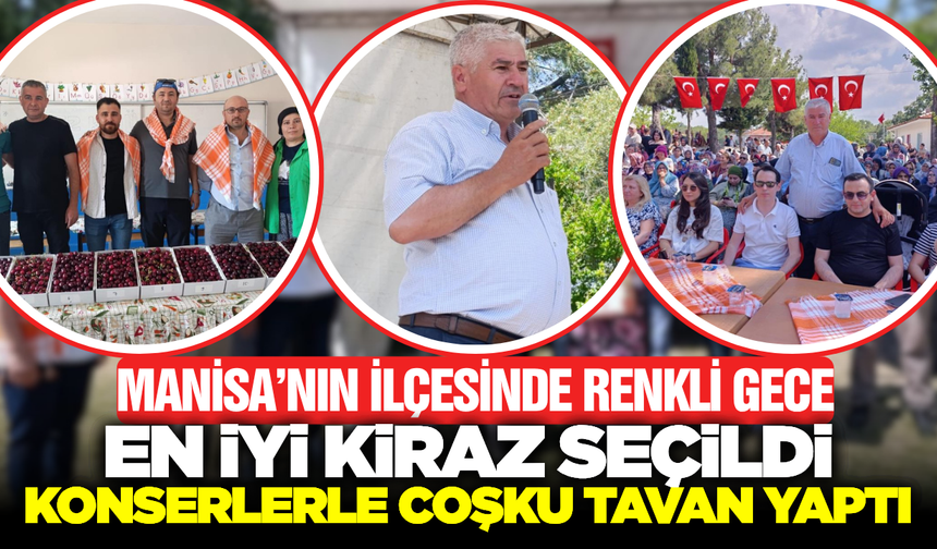 Gördes'te Kiraz Coşkusu: Börez'de Binlerce Kişi Buluştu!
