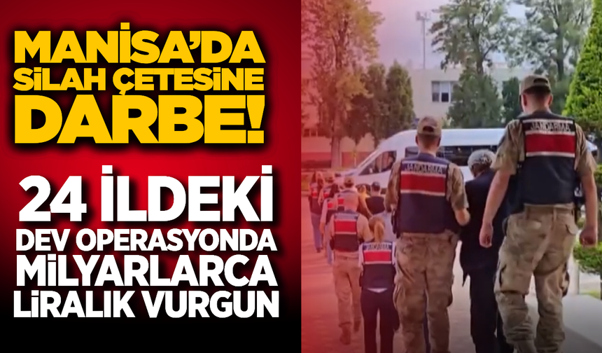 İçişleri Bakanlığı'ndan Dev Operasyon! Manisa'da Silah Kaçakçılığı Çetesi Çökertildi