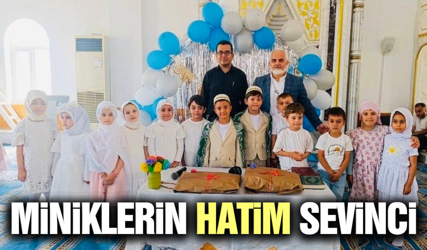 Kırkağaç'ta miniklerin hatim coşkusu!