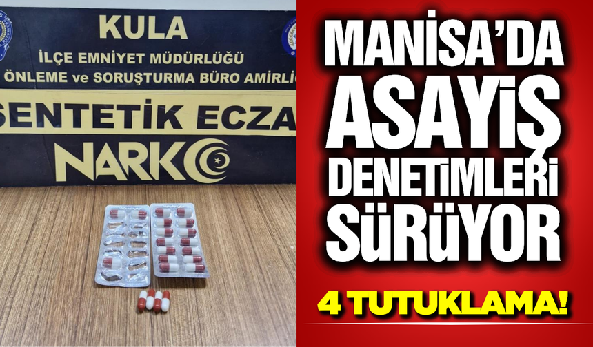 Kula’da Aranan Şahıslara Geçit Yok: 4 Kişi Cezaevine Teslim Edildi