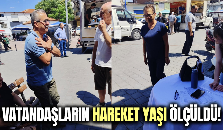Kula’da “Hareket Yaşını Öğren, Sağlıklı Yaşa” etkinliğine yoğun ilgi