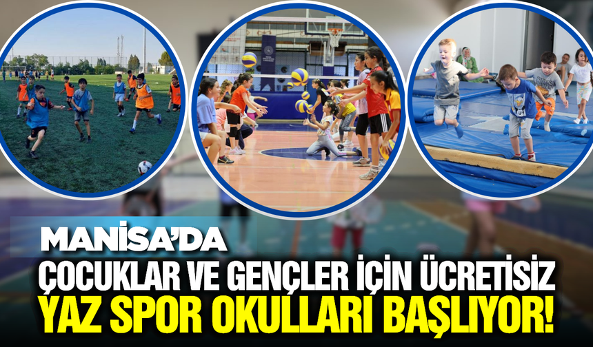 Manisa GSB Spor Okulları 2026 Yaz Dönemi Kayıtları Açıldı