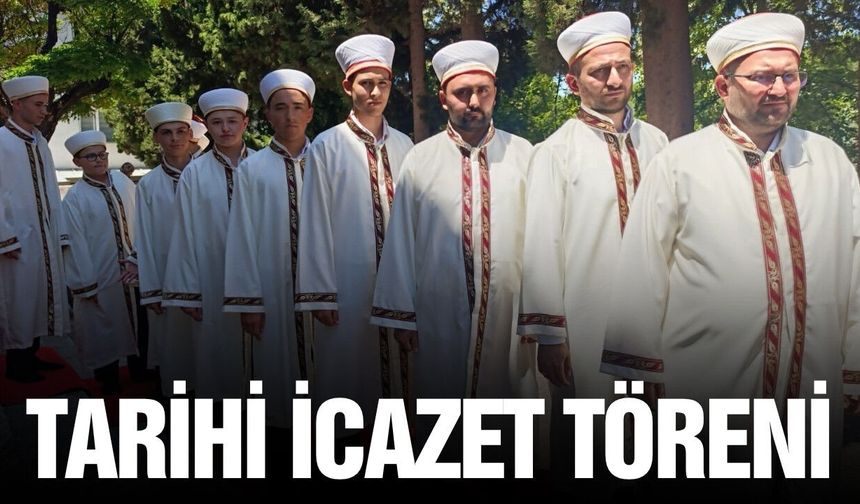 Manisa ilçesinde tarihi icazet töreni