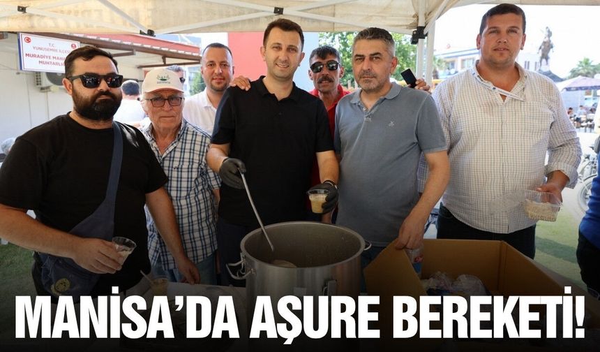 Manisa'da aşure kazanları kaynamaya başladı!